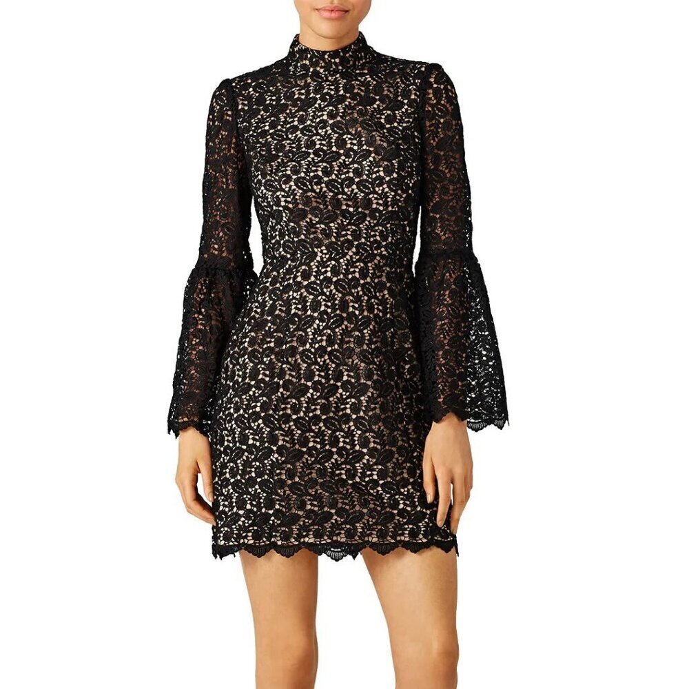 NWOT Jill by Jill Stuart Bell Sleeve Lace Mini Dress